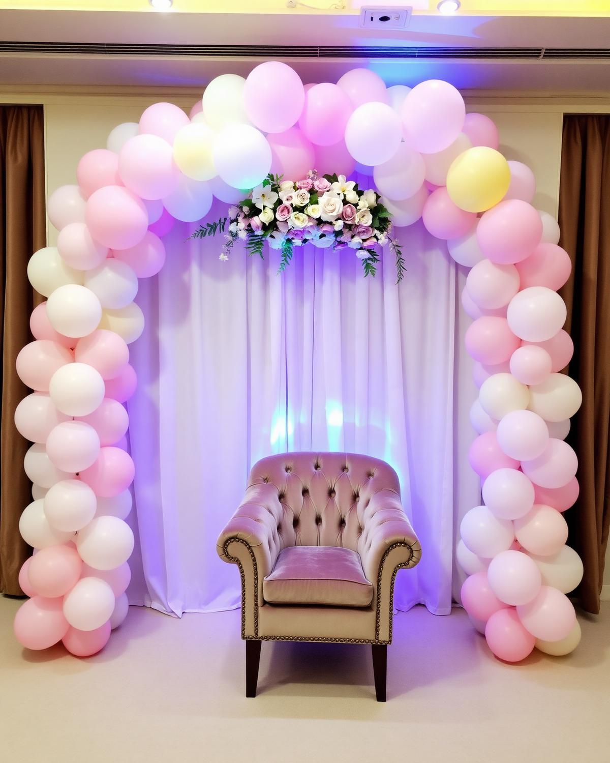 Baby shower arch