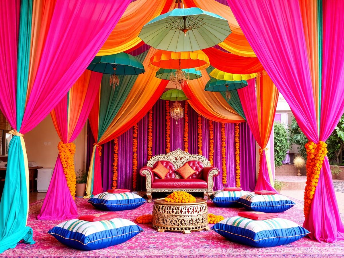 Mehendi decor