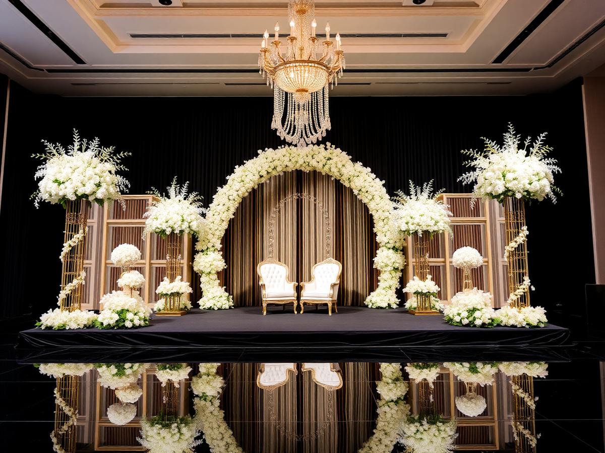 Ring ceremony stage